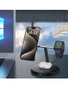 Wholesale Tech-Protect A35 QI 15W Magnetic Magsafe 3in1 Wireless Charger + USB-C / USB-C cable 100cm black - THP2853 - {ean13} - Hurt