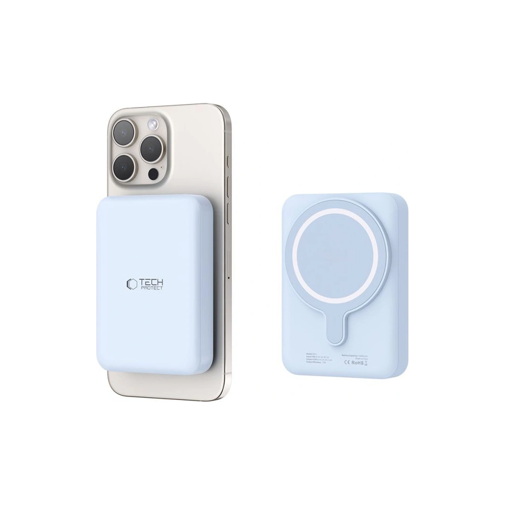 Hurtownia GSM - Powerbank magnetyczny Tech-Protect LifeMag PB11 MagSafe 15W 10000mah Blue - THP2854 - {ean13} - Hurt