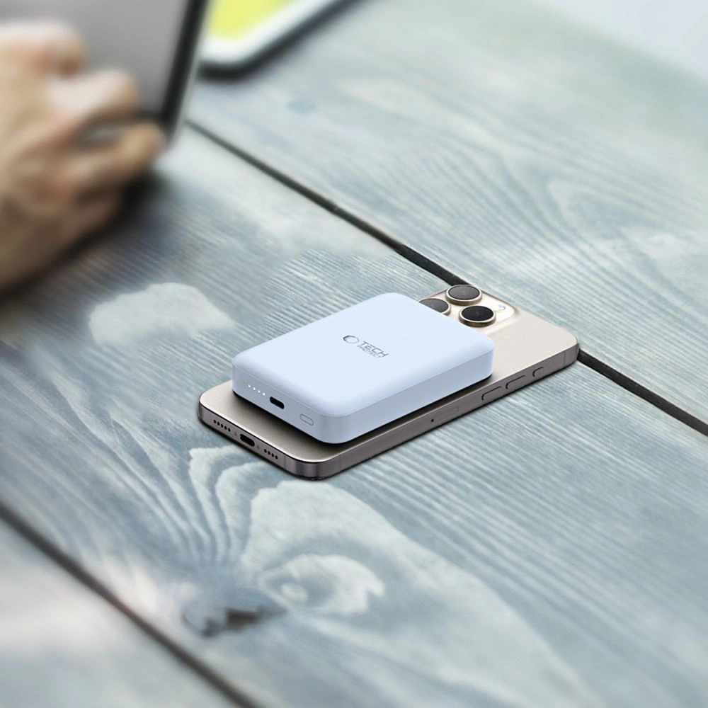 Hurtownia GSM - Powerbank magnetyczny Tech-Protect LifeMag PB11 MagSafe 15W 10000mah Blue - THP2854 - {ean13} - Hurt
