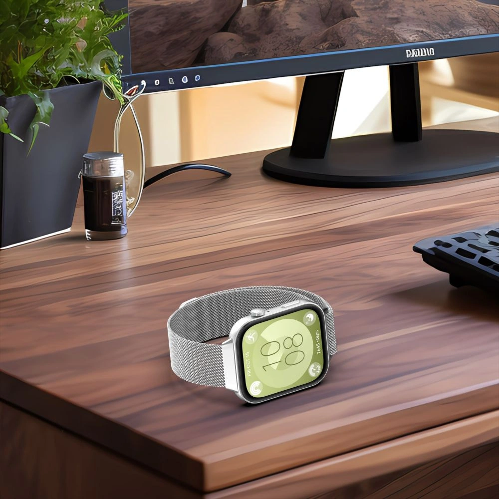 Hurtownia GSM - Tech-Protect MilaneseBand Huawei Watch Fit 3 Silber - THP2857 - {ean13} - Hurt