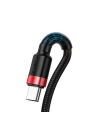 Hurtownia GSM - Kabel USB-C Baseus Cafule Huawei SuperCharge, QC 3.0, 5A 1m (czarno-czerwony) - BSU692BLKRED - {ean13} - Hurt