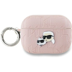 Hurtownia GSM - Etui Karl Lagerfeld KLAP2PGKCPP Apple AirPods Pro (2. generace) obal Monogram Karl & Choupette Head růžový/pink - KLD2047 - {ean13} - Hurt