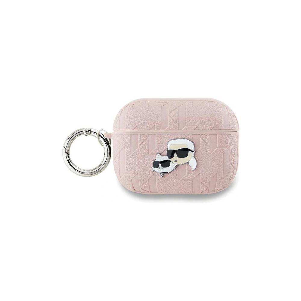 Hurtownia GSM - Etui Karl Lagerfeld KLAP2PGKCPP Apple AirPods Pro (2. generace) obal Monogram Karl & Choupette Head růžový/pink - KLD2047 - {ean13} - Hurt