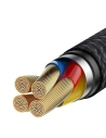 Wholesale Cable USB-C Baseus Cafule Huawei SuperCharge, QC 3.0, 5A 1m Black&Gray - BSU693BLKGRY - {ean13} - Hurt