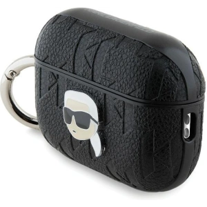 Hurtownia GSM - Etui Karl Lagerfeld KLAP2PGKIPK Apple AirPods Pro (2. generace) kryt Monogram Karl Head černý/black - KLD2048 - {ean13} - Hurt