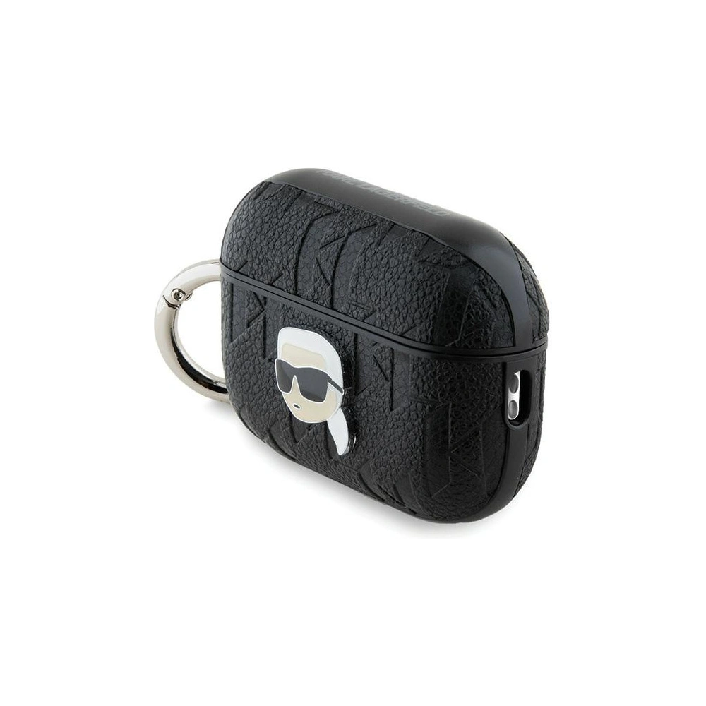 Hurtownia GSM - Etui Karl Lagerfeld KLAP2PGKIPK Apple AirPods Pro (2. generace) kryt Monogram Karl Head černý/black - KLD2048 - {ean13} - Hurt