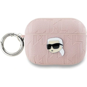 Hurtownia GSM - Etui Karl Lagerfeld KLAP2PGKIPP Apple AirPods Pro (2. generace) kryt Monogram Karl Head růžový/pink - KLD2049 - {ean13} - Hurt