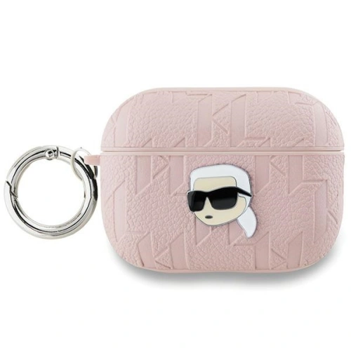 Etui Karl Lagerfeld KLAP2PGKIPP Apple AirPods Pro (2. generacji) cover Monogram Karl Head różowy/pink
