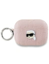Etui Karl Lagerfeld KLAP2PGKIPP Apple AirPods Pro (2. generace) kryt Monogram Karl Head růžový/pink
