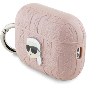 Hurtownia GSM - Etui Karl Lagerfeld KLAP2PGKIPP Apple AirPods Pro (2. generace) kryt Monogram Karl Head růžový/pink - KLD2049 - {ean13} - Hurt