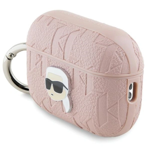 Etui Karl Lagerfeld KLAP2PGKIPP Apple AirPods Pro (2. generacji) cover Monogram Karl Head różowy/pink