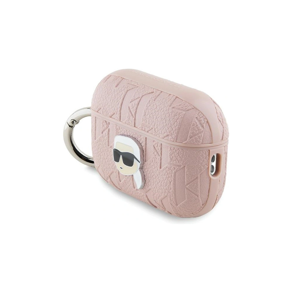 Hurtownia GSM - Etui Karl Lagerfeld KLAP2PGKIPP Apple AirPods Pro (2. generace) kryt Monogram Karl Head růžový/pink - KLD2049 - {ean13} - Hurt