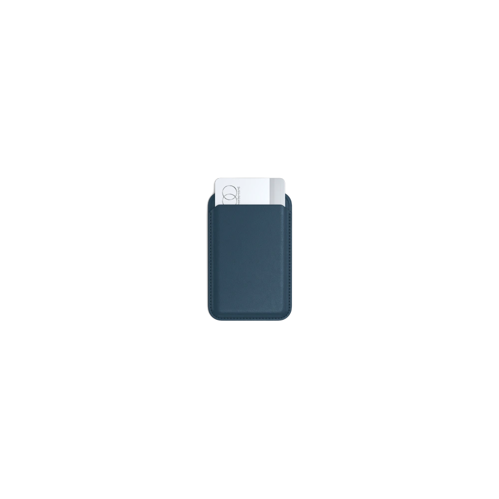 Hurtownia GSM - Portemonnaie mit Ständerfunktion Satechi Veganes Leder Wallet Stand MagSafe für iPhone (blau) - STH140 - {ean13} - Hurt