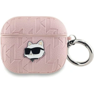 Hurtownia GSM - Etui Karl Lagerfeld KLAP2PGCHPP Apple AirPods Pro (2. generace) obal Monogram Choupette Head růžový/pink - KLD2057 - {ean13} - Hurt