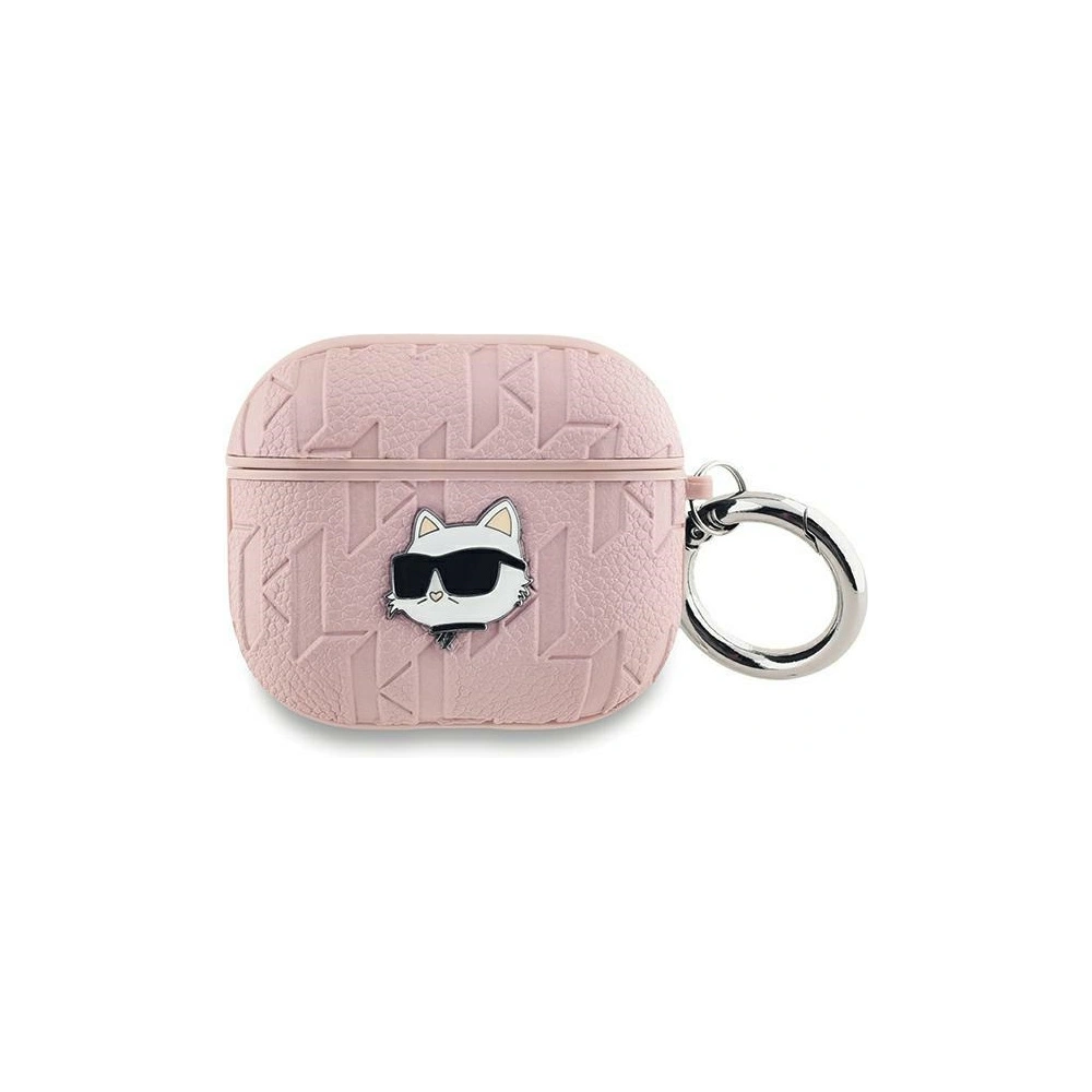 Hurtownia GSM - Etui Karl Lagerfeld KLAP2PGCHPP Apple AirPods Pro (2. generace) obal Monogram Choupette Head růžový/pink - KLD2057 - {ean13} - Hurt