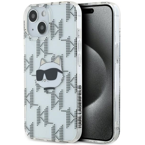 Hurtownia Karl Lagerfeld - 3666339286286 - KLD2061 - Etui Karl Lagerfeld KLHCP15SHKLPCHT Apple iPhone 15 / 14 / 13 hardcase IML Choupette Head & Monogram transparent - B2B homescreen