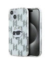 Etui Karl Lagerfeld KLHCP15SHKLPCHT Apple iPhone 15 / 14 / 13 hardcase IML Choupette Head & Monogram transparent