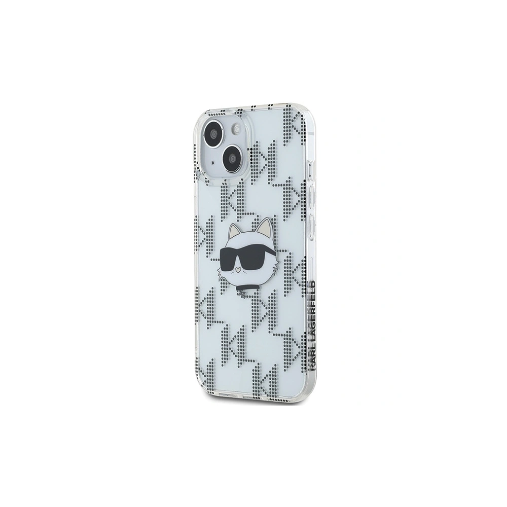Hurtownia GSM - Etui Karl Lagerfeld KLHCP15SHKLPCHT Apple iPhone 15 / 14 / 13 hardcase IML Choupette Head & Monogram transparent - KLD2061 - {ean13} - Hurt