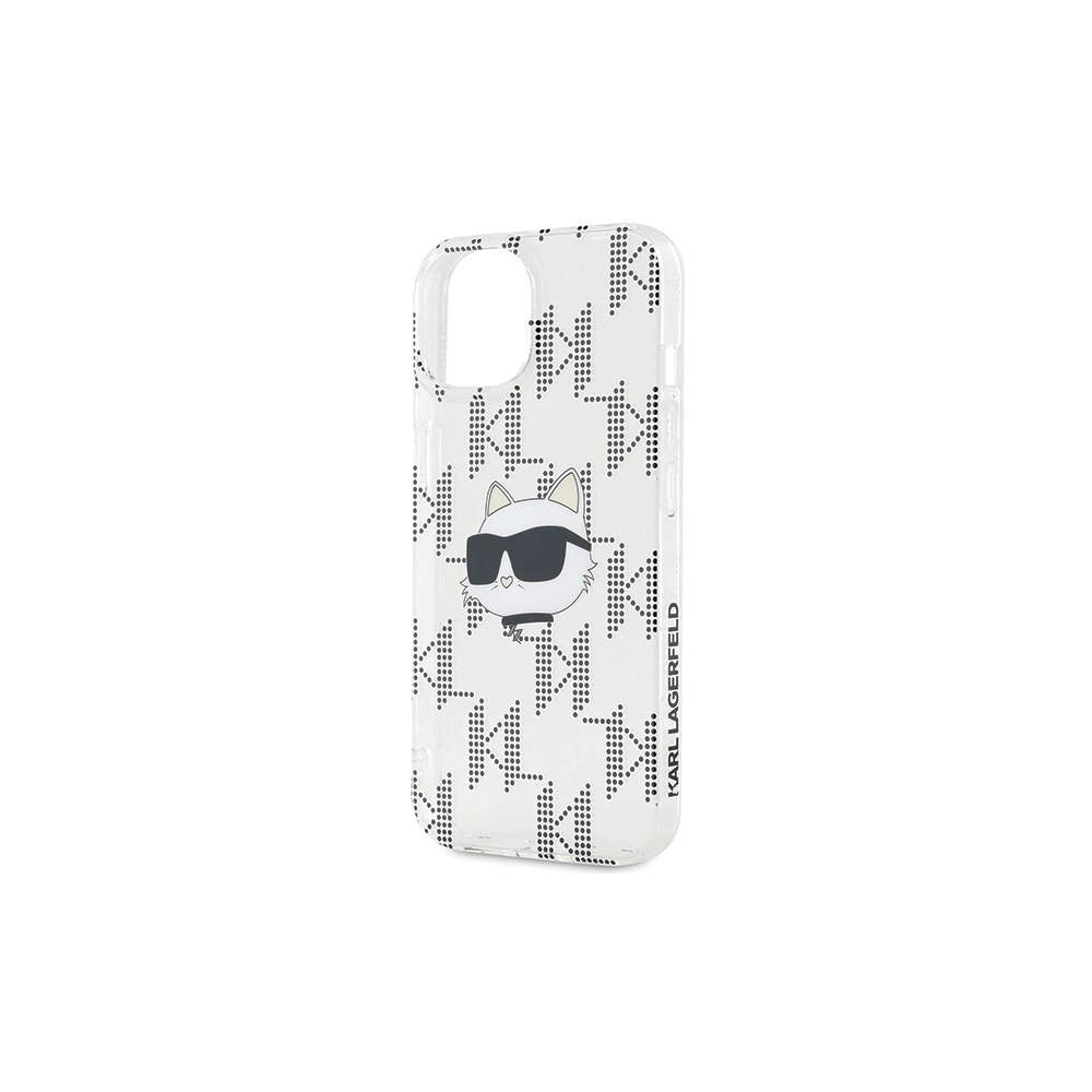 Hurtownia GSM - Etui Karl Lagerfeld KLHCP15SHKLPCHT Apple iPhone 15 / 14 / 13 hardcase IML Choupette Head & Monogram transparent - KLD2061 - {ean13} - Hurt