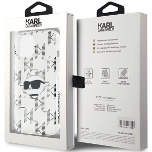 Hurtownia GSM - Case Karl Lagerfeld KLHCP15SHKLPCHT Apple iPhone 15 / 14 / 13 Hardcase IML Choupette Kopf & Monogramm transparent - KLD2061 - {ean13} - Hurt