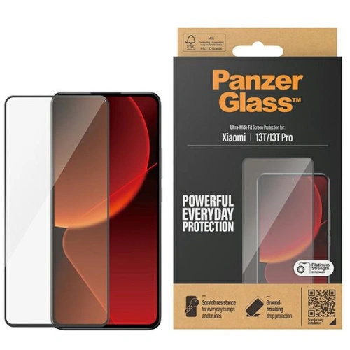 Szkło hartowane PanzerGlass Ultra-Wide Fit Xiaomi 13T / 13T Pro czarny/black