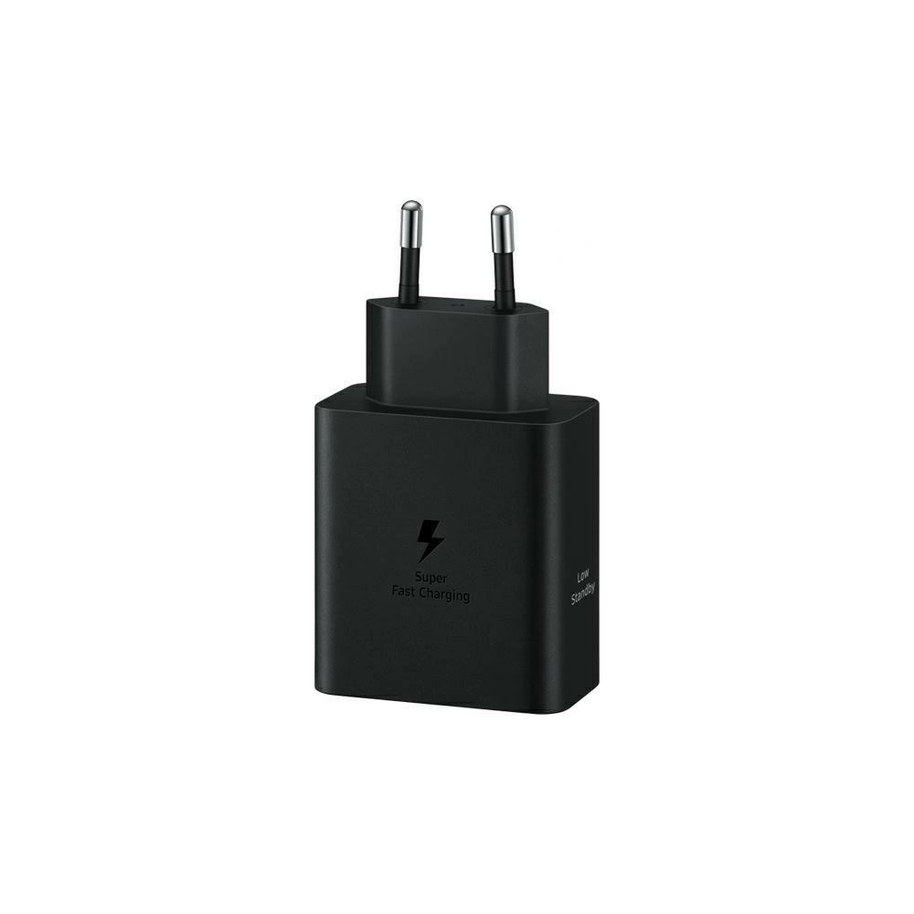 Hurtownia GSM - Ładowarka sieciowa Samsung EP-T5020XBEGEU USB-C 25W, USB-C 50W PD + kabel USB-C / USB-C 5A 1.8m Super Fast Charge czarny/black - SMG1108 - {ean13} - Hurt