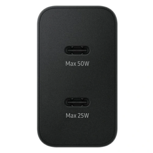 Ładowarka sieciowa Samsung EP-T5020XBEGEU USB-C 25W, USB-C 50W PD + kabel USB-C / USB-C 5A 1.8m Super Fast Charge czarny/black