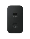 Hurtownia GSM - Ładowarka sieciowa Samsung EP-T5020XBEGEU USB-C 25W, USB-C 50W PD + kabel USB-C / USB-C 5A 1.8m Super Fast Charge czarny/black - SMG1108 - {ean13} - Hurt