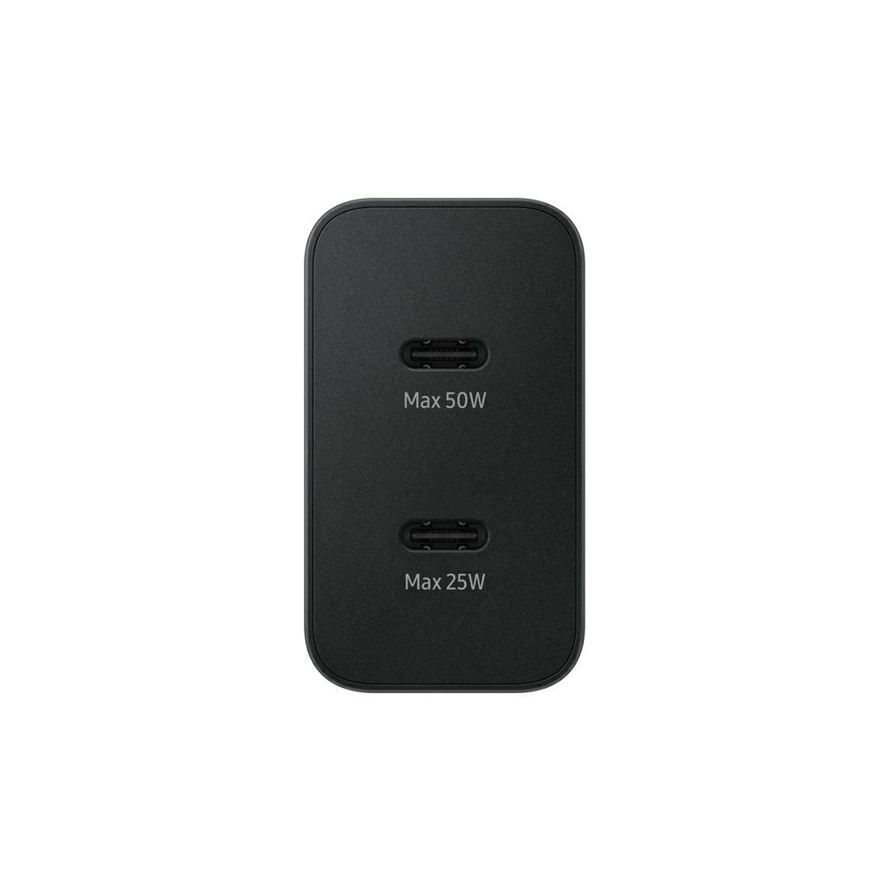 Hurtownia GSM - Ładowarka sieciowa Samsung EP-T5020XBEGEU USB-C 25W, USB-C 50W PD + kabel USB-C / USB-C 5A 1.8m Super Fast Charge czarny/black - SMG1108 - {ean13} - Hurt
