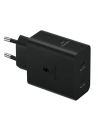 Hurtownia GSM - Ładowarka sieciowa Samsung EP-T5020XBEGEU USB-C 25W, USB-C 50W PD + kabel USB-C / USB-C 5A 1.8m Super Fast Charge czarny/black - SMG1108 - {ean13} - Hurt