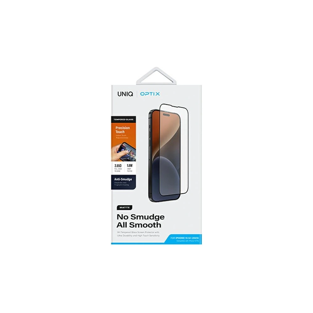 Hurtownia GSM - Matt üveg UNIQ Optix Matte Apple iPhone 15 / 14 Pro - UNIQ1195 - {ean13} - Hurt
