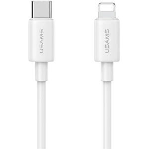 Hurtownia GSM - Încărcător de rețea USAMS T65 US-CC226 USB-C PD 20W Încărcare rapidă + cablu USB-C / Lightning 30W alb/white - USA1116 - {ean13} - Hurt