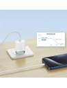 Hurtownia GSM - Ładowarka sieciowa USAMS T65 US-CC226 USB-C PD 20W Fast Charging + kabel USB-C / Lightning 30W biały/white - USA1116 - {ean13} - Hurt
