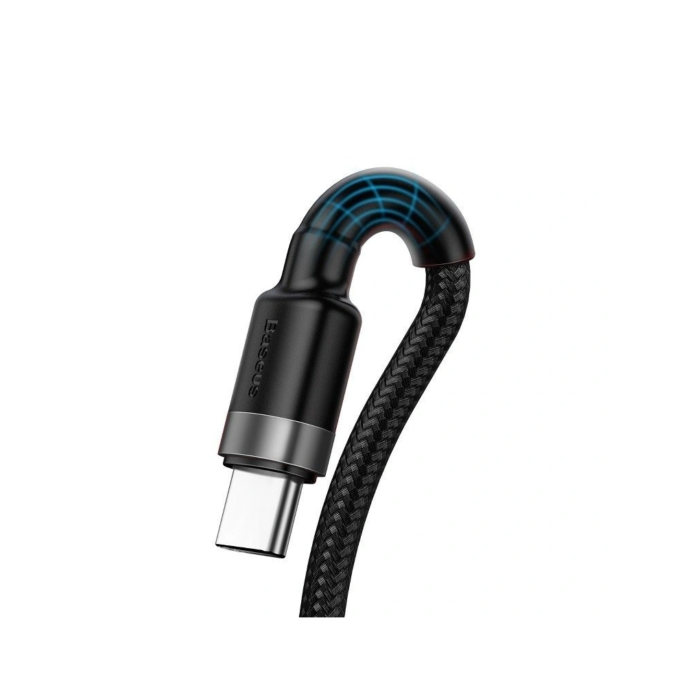 Hurtownia GSM - Kabel USB-C Baseus Cafule Huawei SuperCharge, QC 3.0, 5A 1m (czarno-szary) - BSU693BLKGRY - {ean13} - Hurt