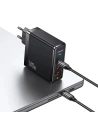 Hurtownia GSM - Síťová nabíječka USAMS US-CC168 USB-A, 2xUSB-C T52 PD 140W Rychlé nabíjení + kabel USB-C / USB-C 240W černý/black - USA1117 - {ean13} - Hurt