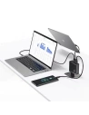 Hurtownia GSM - Síťová nabíječka USAMS US-CC168 USB-A, 2xUSB-C T52 PD 140W Rychlé nabíjení + kabel USB-C / USB-C 240W černý/black - USA1117 - {ean13} - Hurt