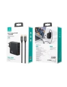Hurtownia GSM - Síťová nabíječka USAMS US-CC168 USB-A, 2xUSB-C T52 PD 140W Rychlé nabíjení + kabel USB-C / USB-C 240W černý/black - USA1117 - {ean13} - Hurt