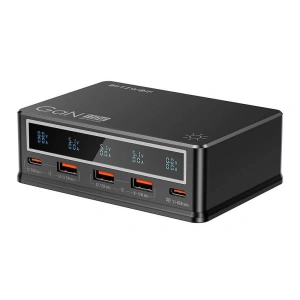 Wholesale Blitzwolf BW-i9 wall charger 3xUSB-A, 2xUSB-C 110W PD black - BLZ597 - {ean13} - Hurt