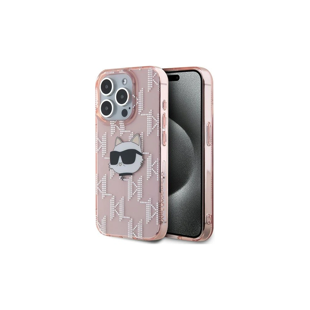 Hurtownia GSM - Etui Karl Lagerfeld KLHCP15XHKLPCHP Apple iPhone 15 Pro Max hardcase IML Choupette Head & Monogram rózsaszín/pink - KLD2062 - {ean13} - Hurt
