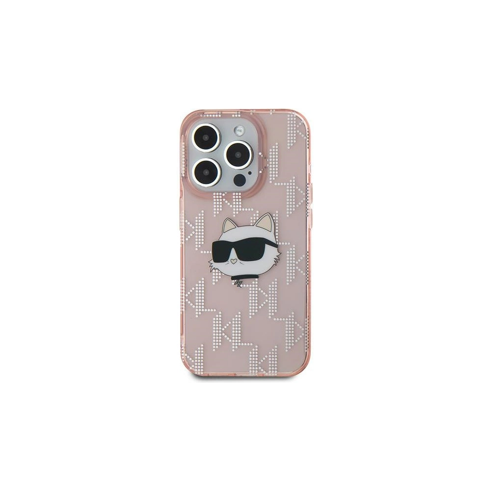 Hurtownia GSM - Etui Karl Lagerfeld KLHCP15XHKLPCHP Apple iPhone 15 Pro Max hardcase IML Choupette Head & Monogram rózsaszín/pink - KLD2062 - {ean13} - Hurt