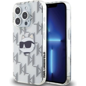 Hurtownia GSM - Case Karl Lagerfeld KLHCP15XHKLPCHT Apple iPhone 15 Pro Max Hardcase IML Choupette Head & Monogram transparent - KLD2063 - {ean13} - Hurt