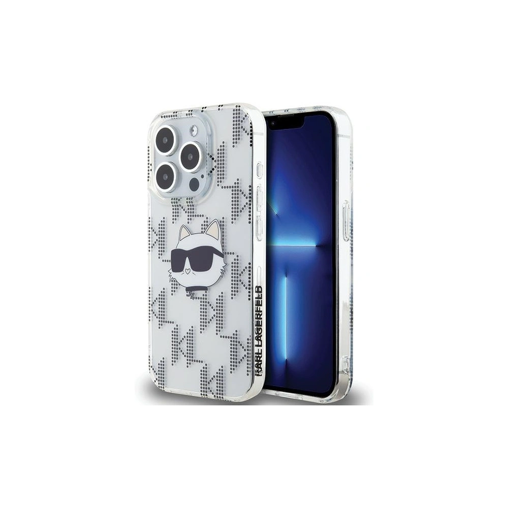 Hurtownia GSM - Etui Karl Lagerfeld KLHCP15XHKLPCHT Apple iPhone 15 Pro Max hardcase IML Choupette Head & Monogram átlátszó - KLD2063 - {ean13} - Hurt