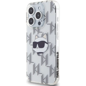 Hurtownia GSM - Case Karl Lagerfeld KLHCP15XHKLPCHT Apple iPhone 15 Pro Max Hardcase IML Choupette Head & Monogram transparent - KLD2063 - {ean13} - Hurt