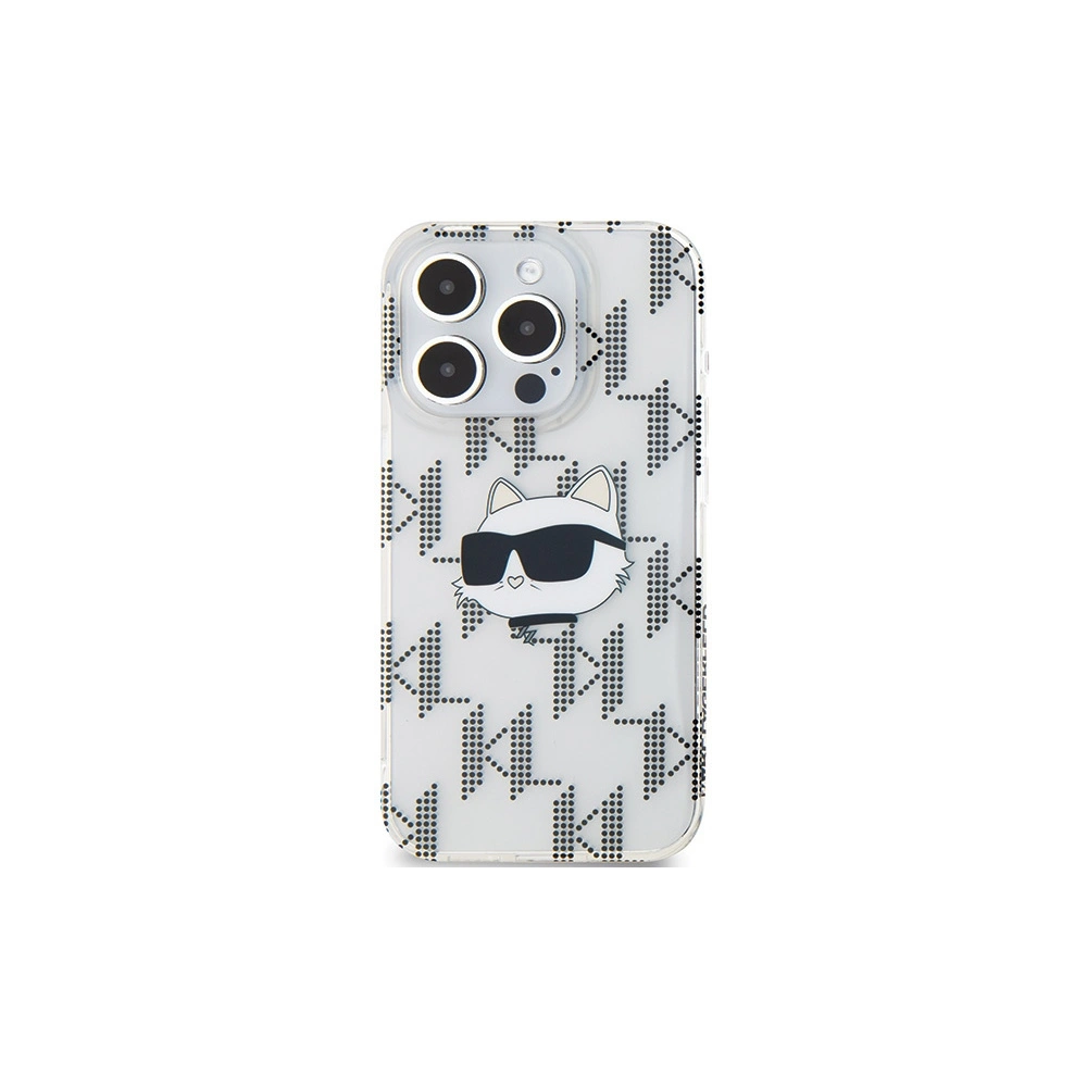 Hurtownia GSM - Etui Karl Lagerfeld KLHCP15XHKLPCHT Apple iPhone 15 Pro Max hardcase IML Choupette Head & Monogram átlátszó - KLD2063 - {ean13} - Hurt