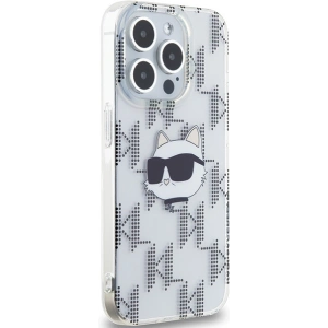 Hurtownia GSM - Case Karl Lagerfeld KLHCP15XHKLPCHT Apple iPhone 15 Pro Max Hardcase IML Choupette Head & Monogram transparent - KLD2063 - {ean13} - Hurt