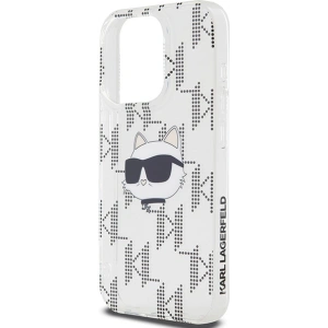 Hurtownia GSM - Case Karl Lagerfeld KLHCP15XHKLPCHT Apple iPhone 15 Pro Max Hardcase IML Choupette Head & Monogram transparent - KLD2063 - {ean13} - Hurt