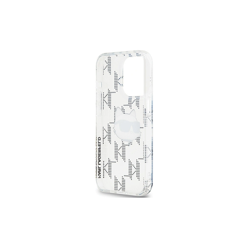 Wholesale Karl Lagerfeld KLHCP15XHKLPCHT Apple iPhone 15 Pro Max hardcase IML Choupette Head & Monogram transparent - KLD2063 - {ean13} - Hurt