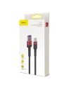 Hurtownia GSM - Kabel USB-C Baseus Cafule Huawei SuperCharge, QC 3.0, 5A 1m (czarno-czerwony) - BSU692BLKRED - {ean13} - Hurt