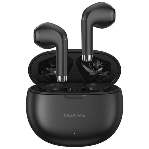 Słuchawki bezprzewodowe douszne USAMS Rhymbo Series US-YO17 Bluetooth 5.3 TWS czarny/black