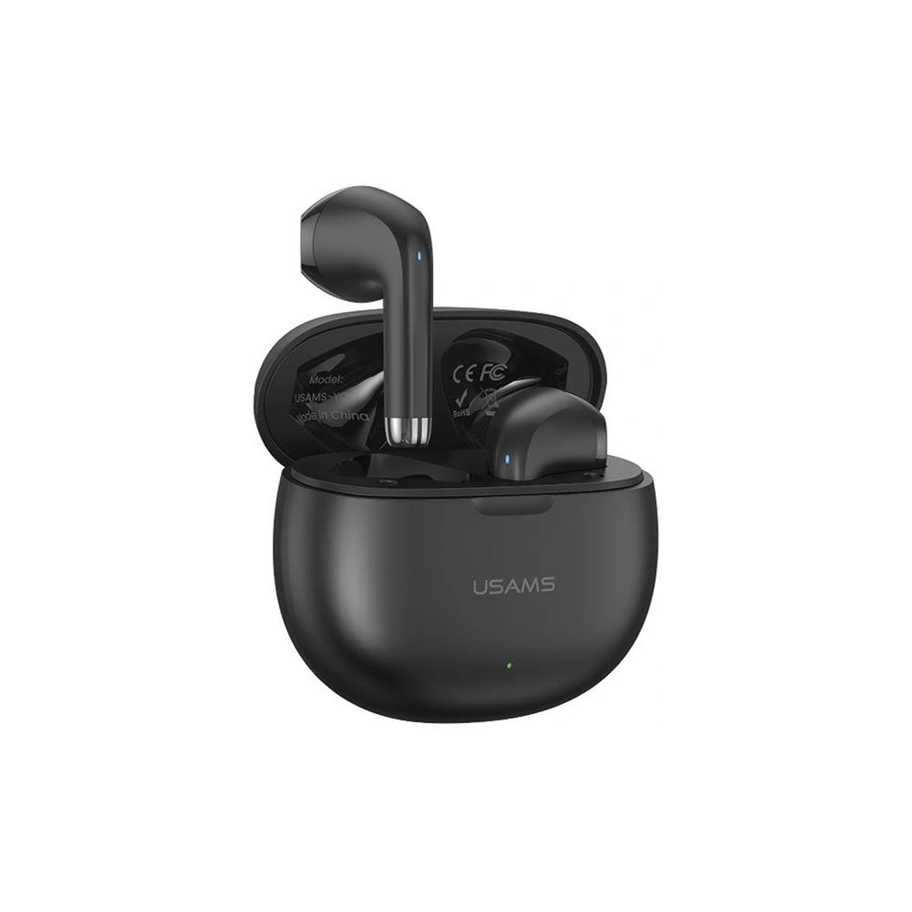 Hurtownia GSM - Căști wireless in-ear USAMS Rhymbo Series US-YO17 Bluetooth 5.3 TWS negru/black - USA1127 - {ean13} - Hurt